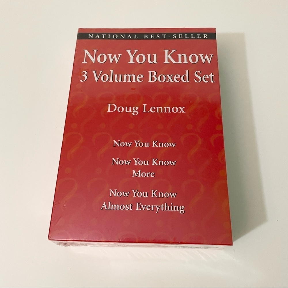 Now You Know 3 Volume Boxed Book Set Doug Lennox